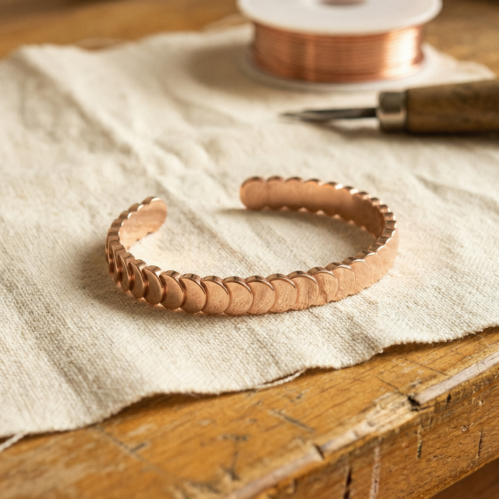 Bracelet en Cuivre Marée