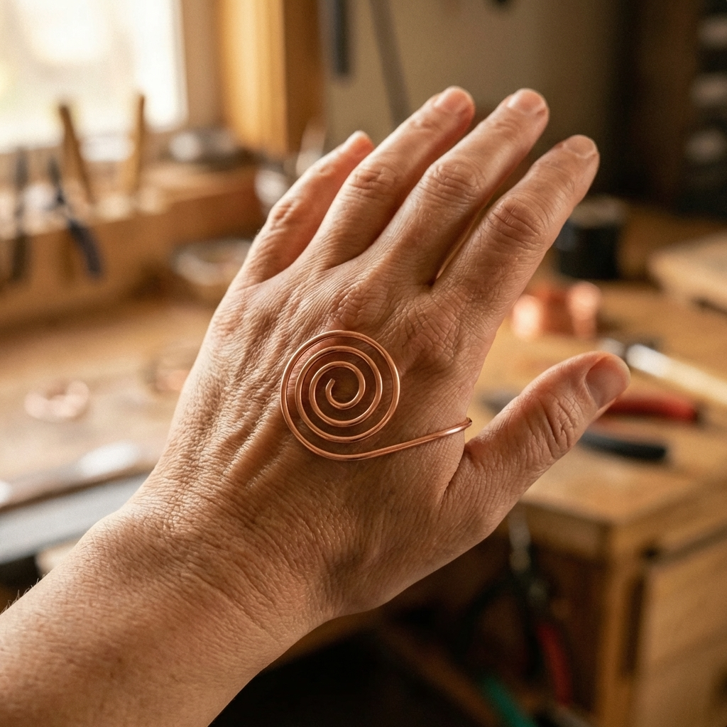 Spirale en Cuivre Flux