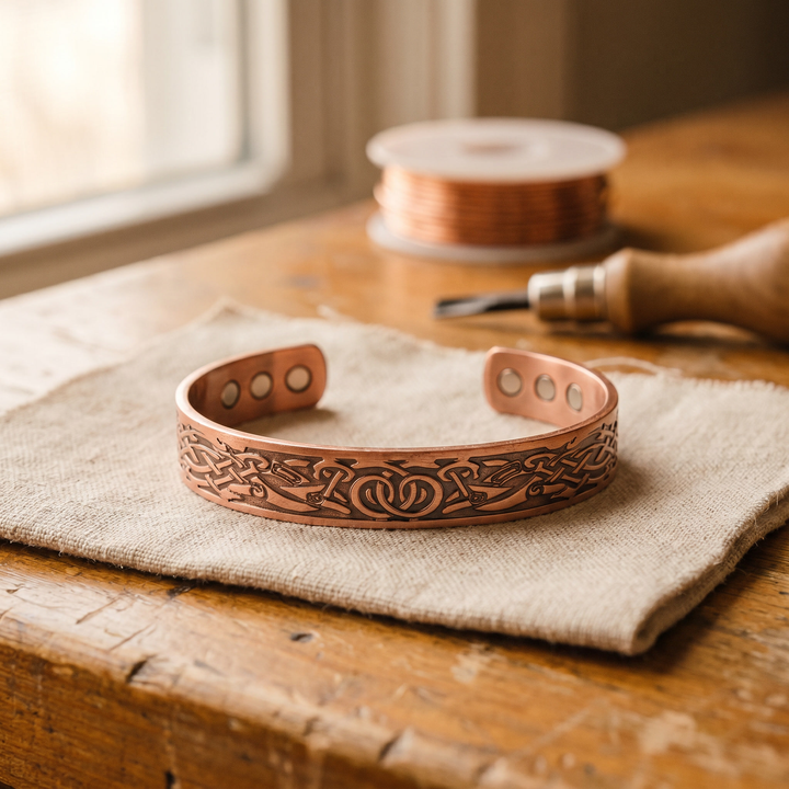 Bracelet en Cuivre Mousse