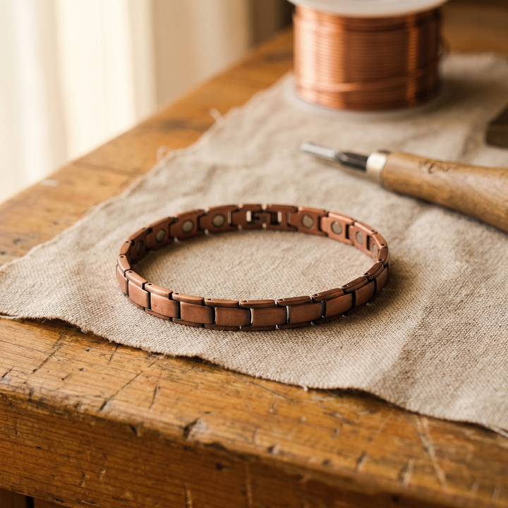 Bracelet de Cheville en Cuivre Rivage