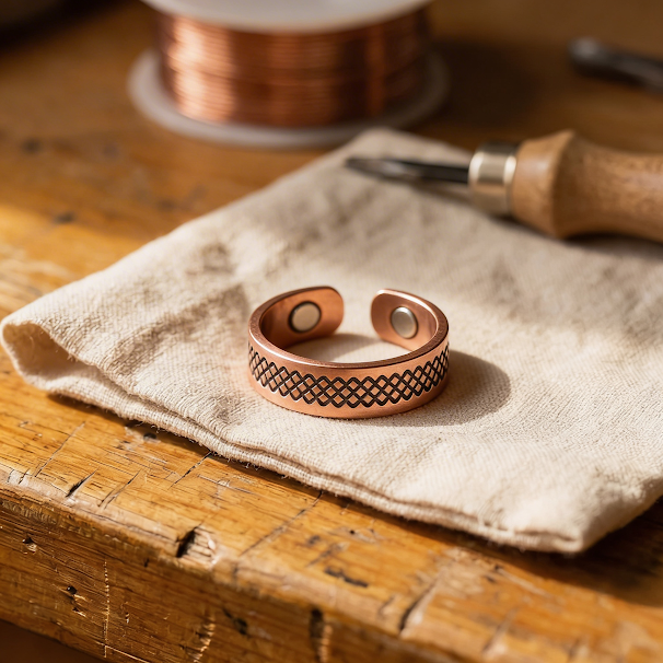 Bague en Cuivre Grille