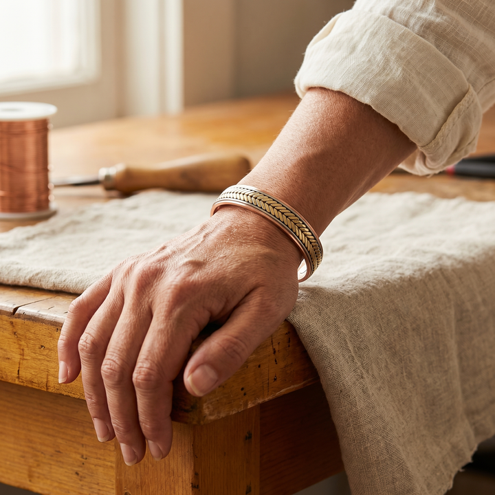 Bracelet en Cuivre Récolte