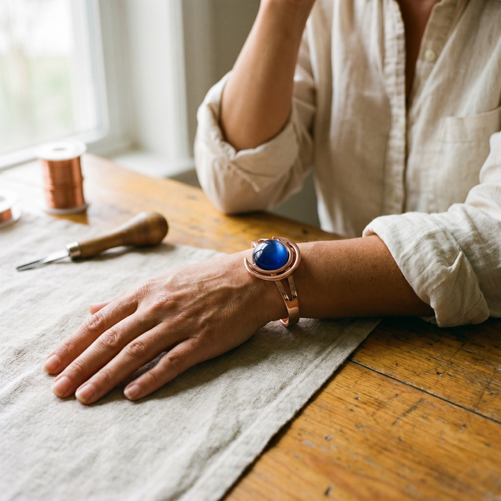 Bracelet en Cuivre Sphère
