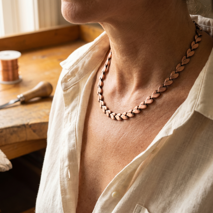 Collier en Cuivre Ronce