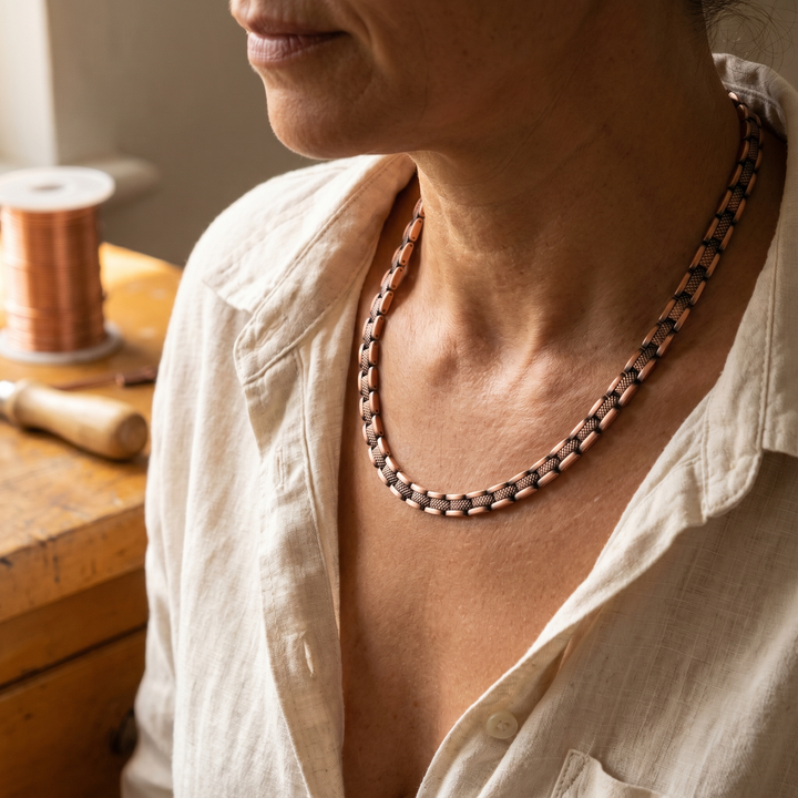 Collier en Cuivre Voile