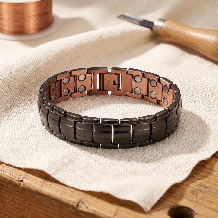 Bracelet en Cuivre Ocre pour Homme