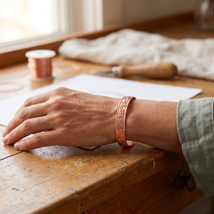 Bracelet en Cuivre Bruyère