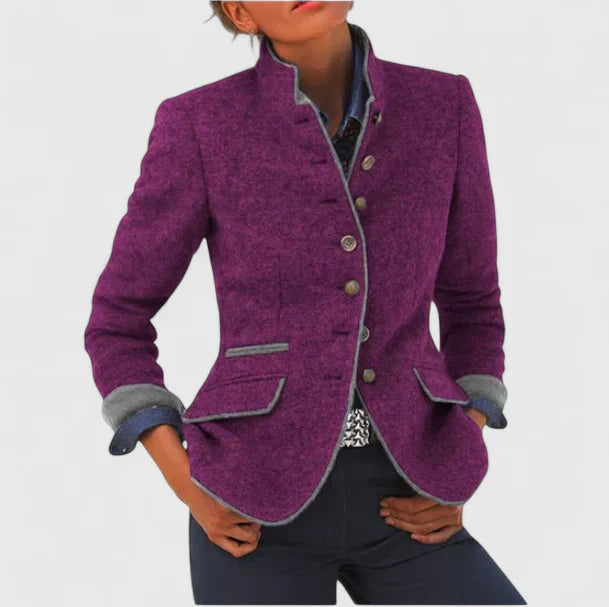 Joséphine | Blazer élégant cintré à boutons pour femme