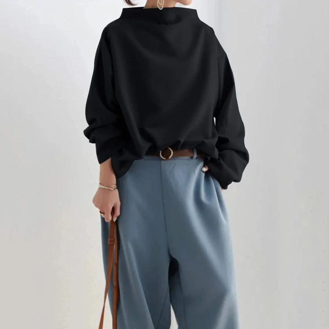 Patrizia | Top élégant à col roulé et manches longues pour femme