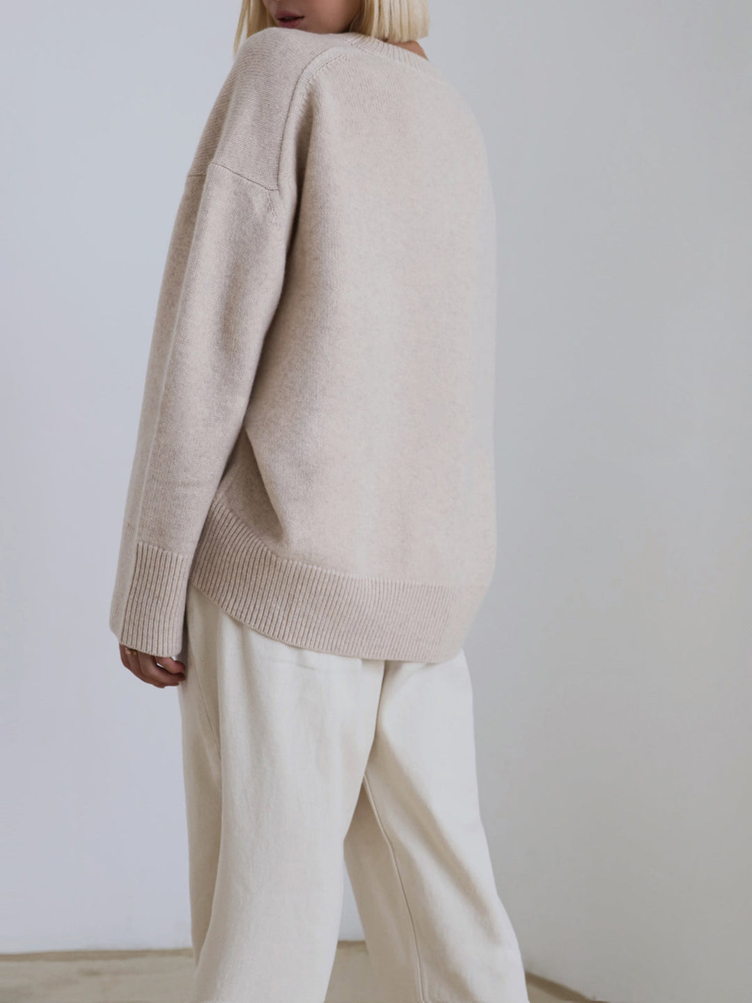 Clémentine | Pull élégant tricoté à col rond pour femme