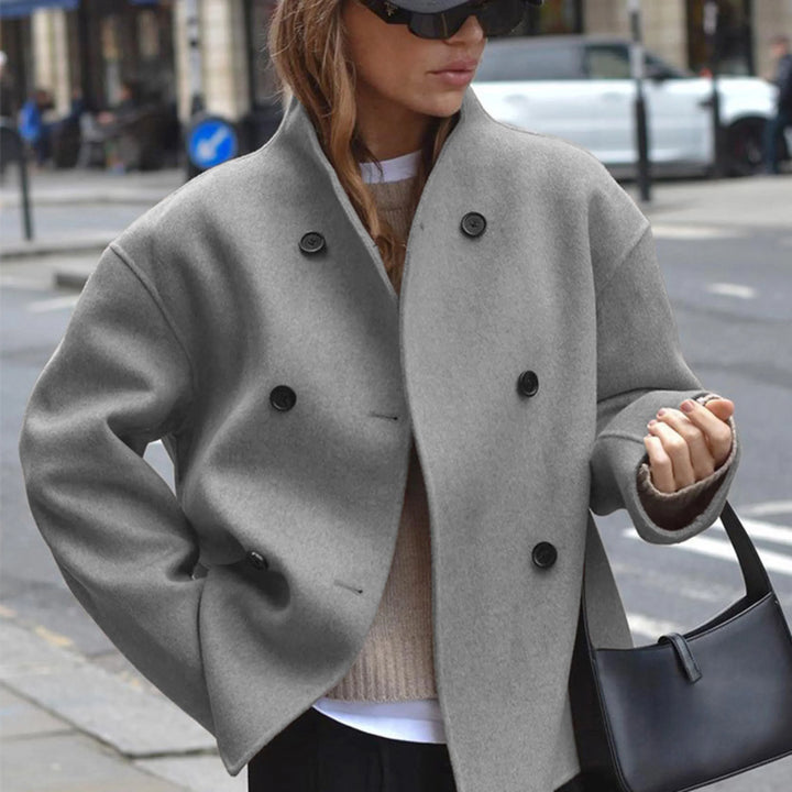 Quitterie | Manteau d'hiver court chic et oversize pour femme