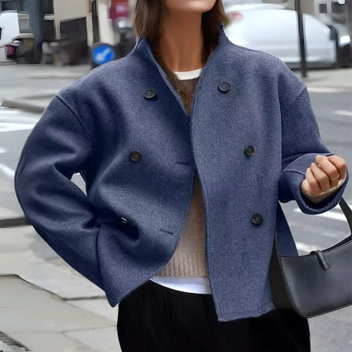 Quitterie | Manteau d'hiver court chic et oversize pour femme