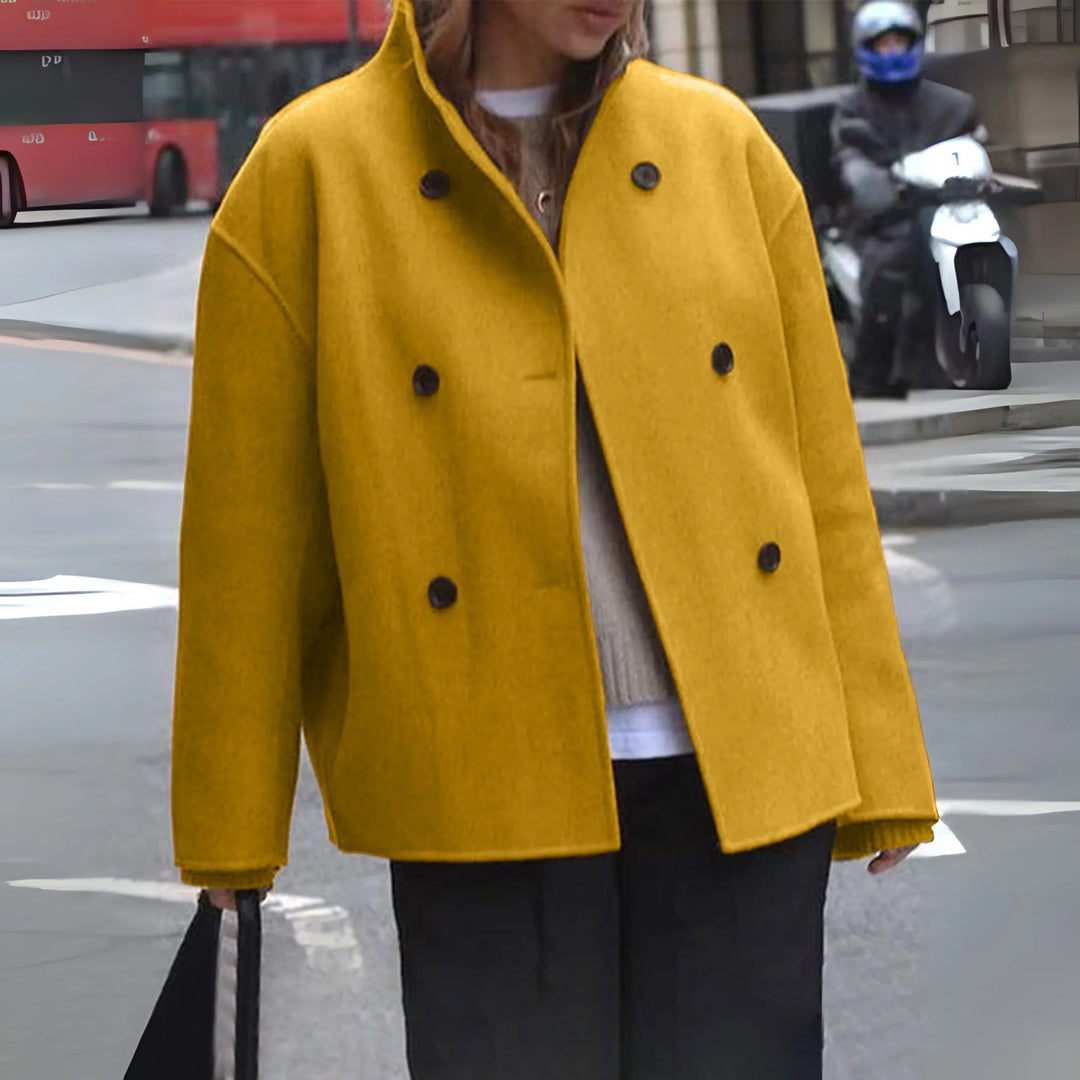 Quitterie | Manteau d'hiver court chic et oversize pour femme