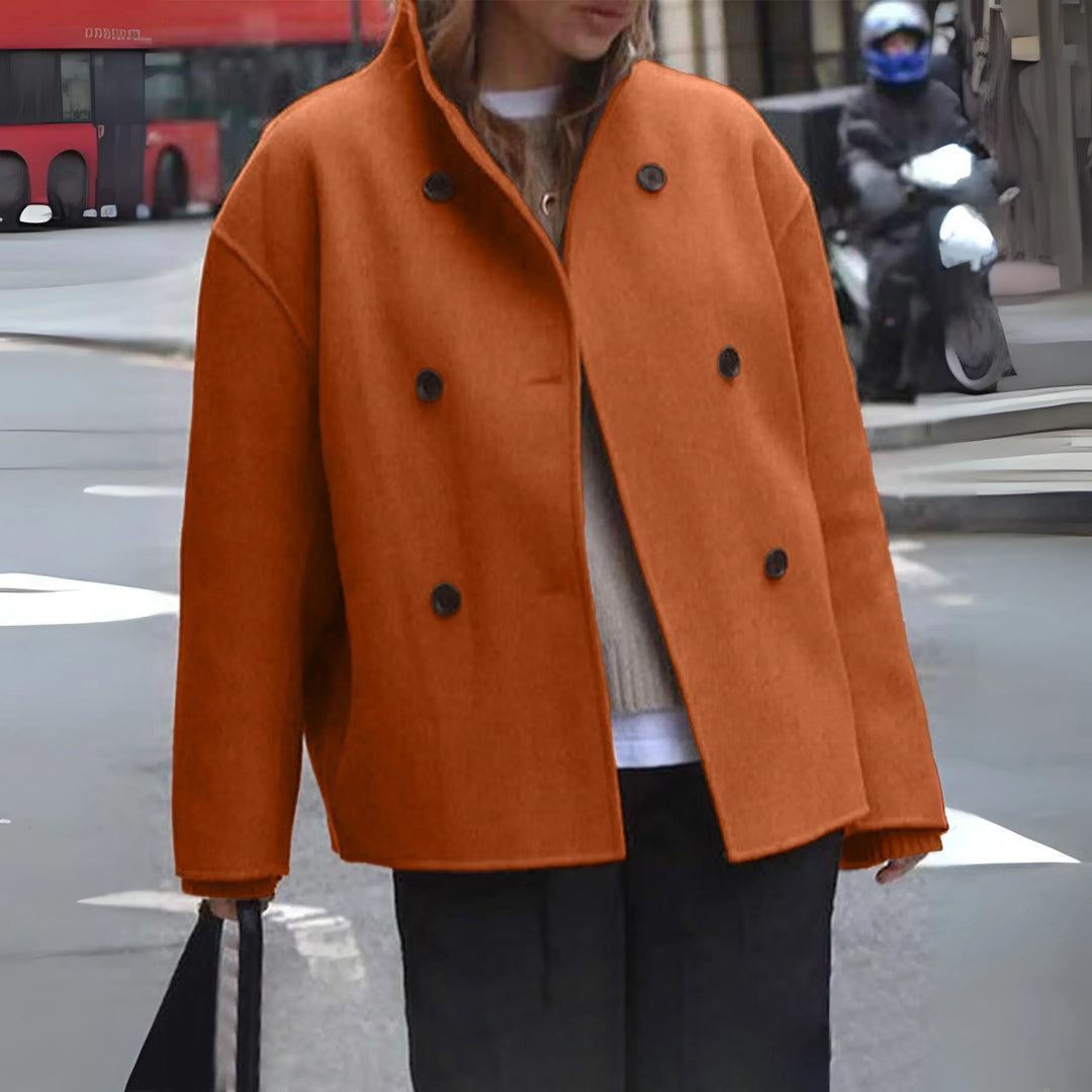 Quitterie | Manteau d'hiver court chic et oversize pour femme