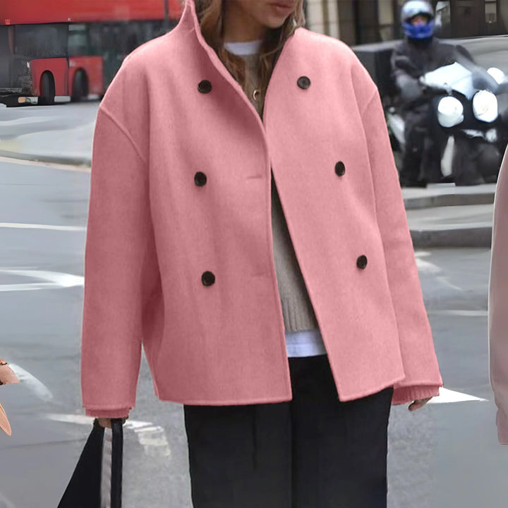 Quitterie | Manteau d'hiver court chic et oversize pour femme