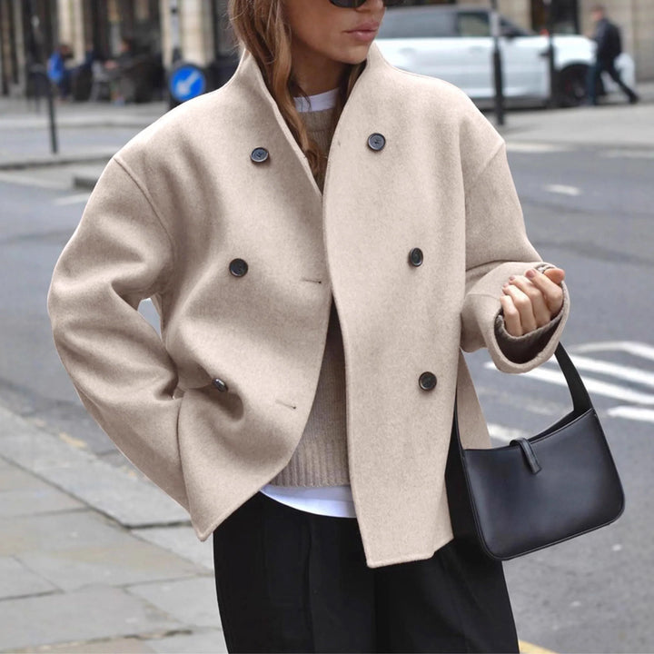 Quitterie | Manteau d'hiver court chic et oversize pour femme